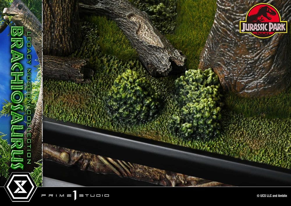 PRE ORDINE - PRIME 1 STUDIO Jurassic Park (Film) Legacy Museum Collection Statue 1/15 Brachiosaurus Bonus Version 128 cm