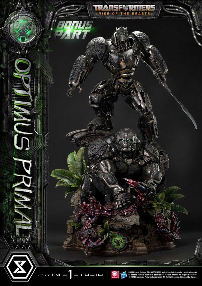 PRE ORDINE - Transformers: Rise of the Beasts Museum Masterline Statue Optimus Primal Ultimate Bonus Version 72 cm