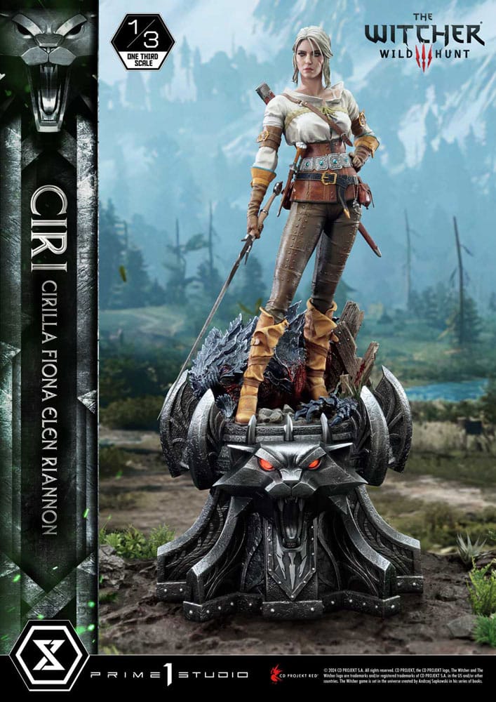 PRE ORDINE - The Witcher 3: Wild Hunt Museum Masterline Statue 1/3 Wild Hunt Ciri Fiona Elen Riannon 81 cm
