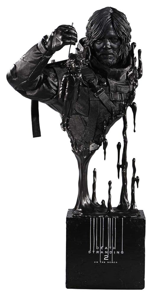 PRE ORDINE - Death Stranding 2: On the Beach Premium Bust 1/3 Sam Tar Black 44 cm