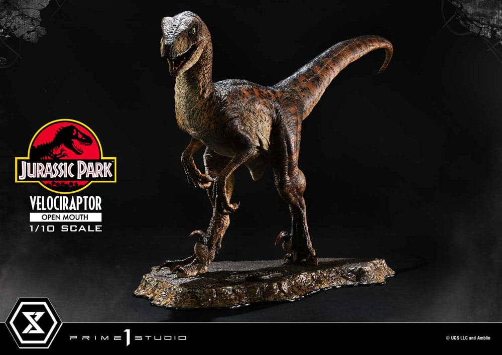 PRE ORDINE - Jurassic Park Prime Collectibles Statue 1/10 Velociraptor Open Mouth 19 cm