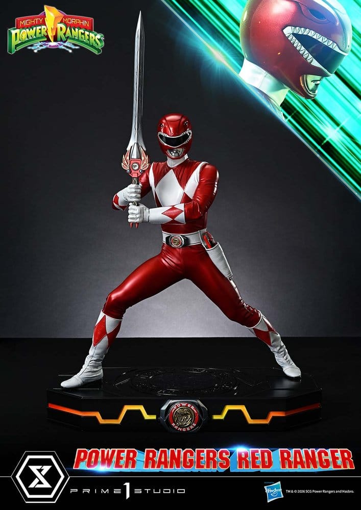 PRE ORDINE - Mighty Morphin Power Rangers Premium Masterline Statue 1/4 Red Ranger 62 cm
