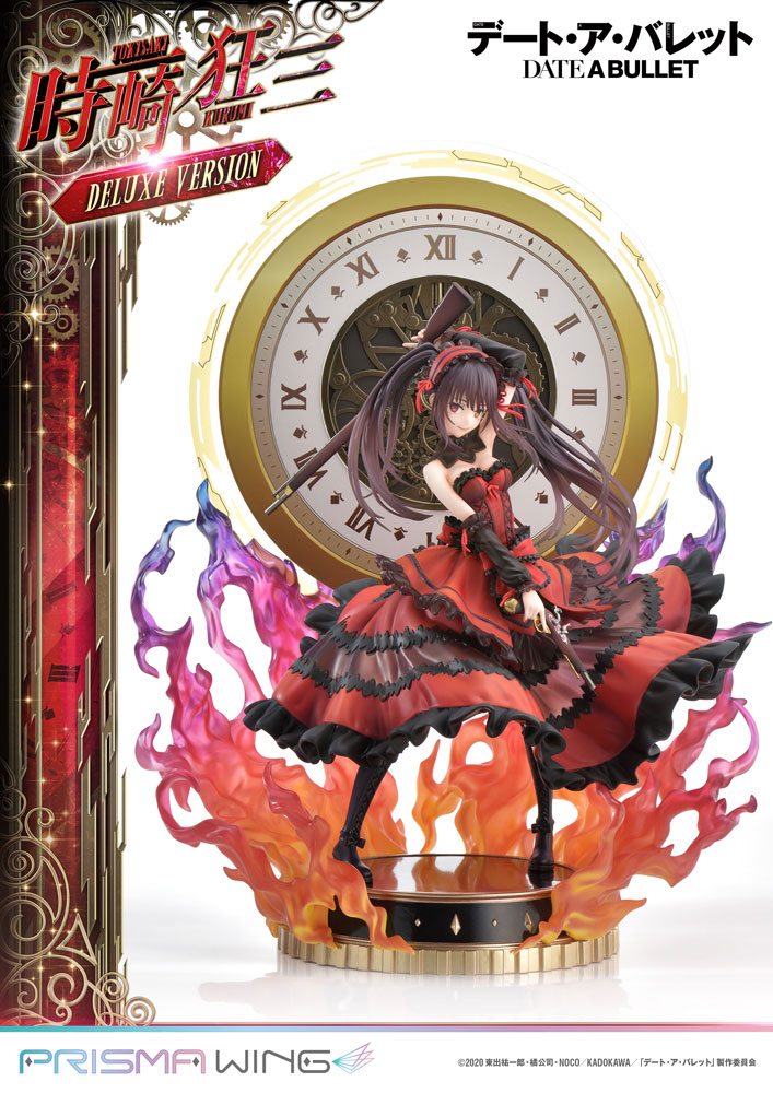 PRE ORDINE - Date A Live Fragment: Date A Bullet Prisma Wing PVC Statue 1/7 Kurumi Tokisaki Deluxe Version 37 cm