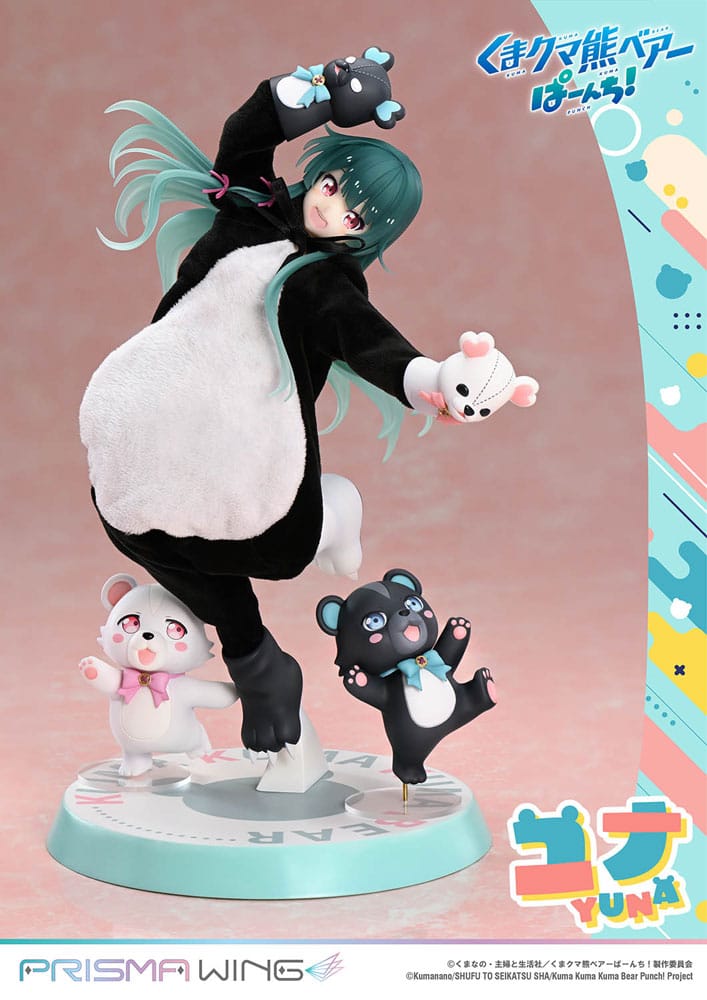 PRE ORDINE - Kuma Kuma Kuma Bear Punch! Prisma Wing PVC Statue 1/7 Yuna 28 cm