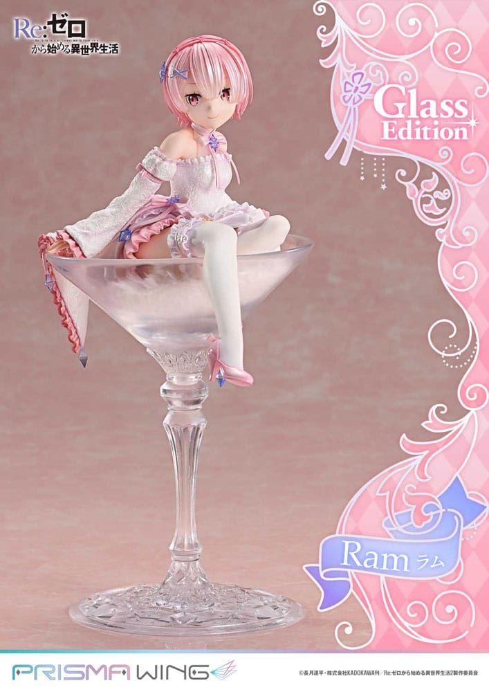 PRE ORDINE - Re:ZERO Starting Life in Another World Prisma Wing PVC Statue 1/7 Ram Glass Edition 24 cm