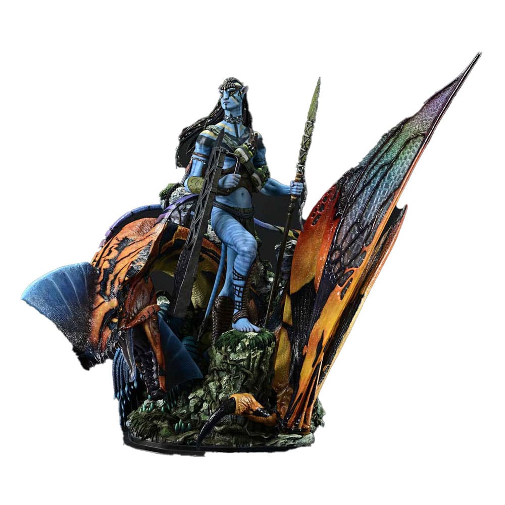 PRE ORDINE - Avatar (Film) Real Elite Masterline Series Statue 1/4 Jake Sully & The Great Leonopteryx Deluxe Bonus Ver. 87 cm