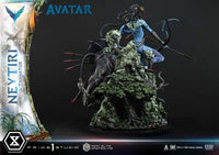 PRE ORDINE - Avatar (Film) Real Elite Masterline Series Statue 1/4 Neytiri & Thanator Deluxe Bonus Version 75 cm