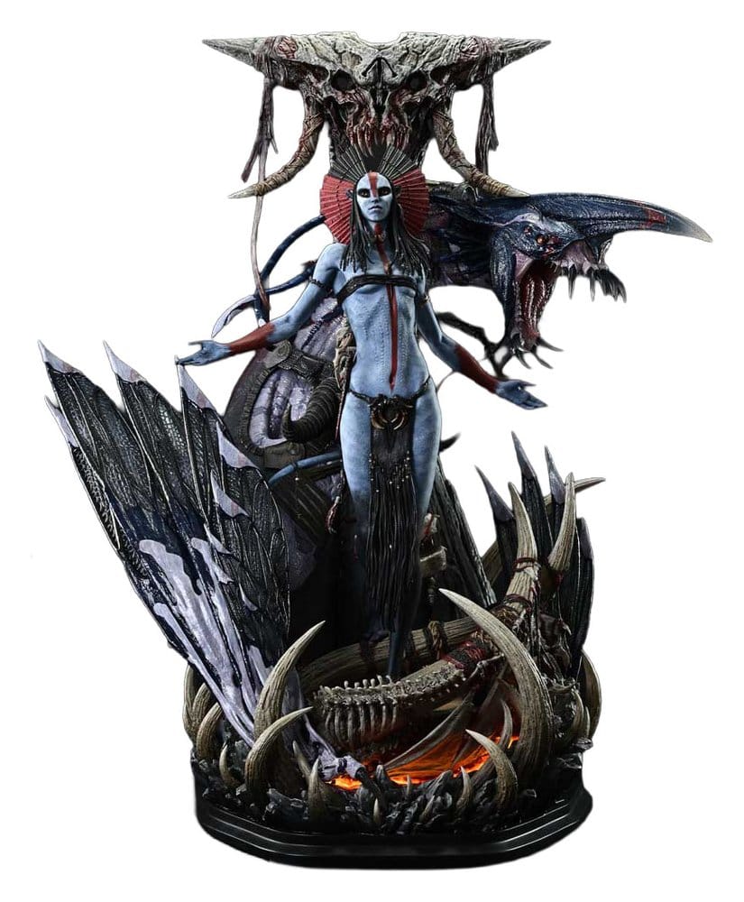 PRE ORDINE - Avatar: Fire and Ash (Film) Real Elite Masterline Series Statue 1/4 Varang & Nightwraith Avatar Legacy Collection 96 cm