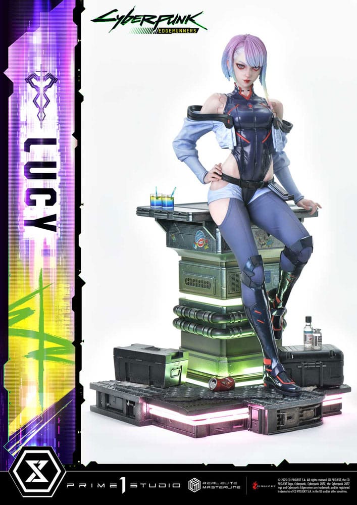 PRE ORDINE - Cyberpunk: Edgerunners Real Elite Masterline Series Statue 1/4 Lucy 50 cm