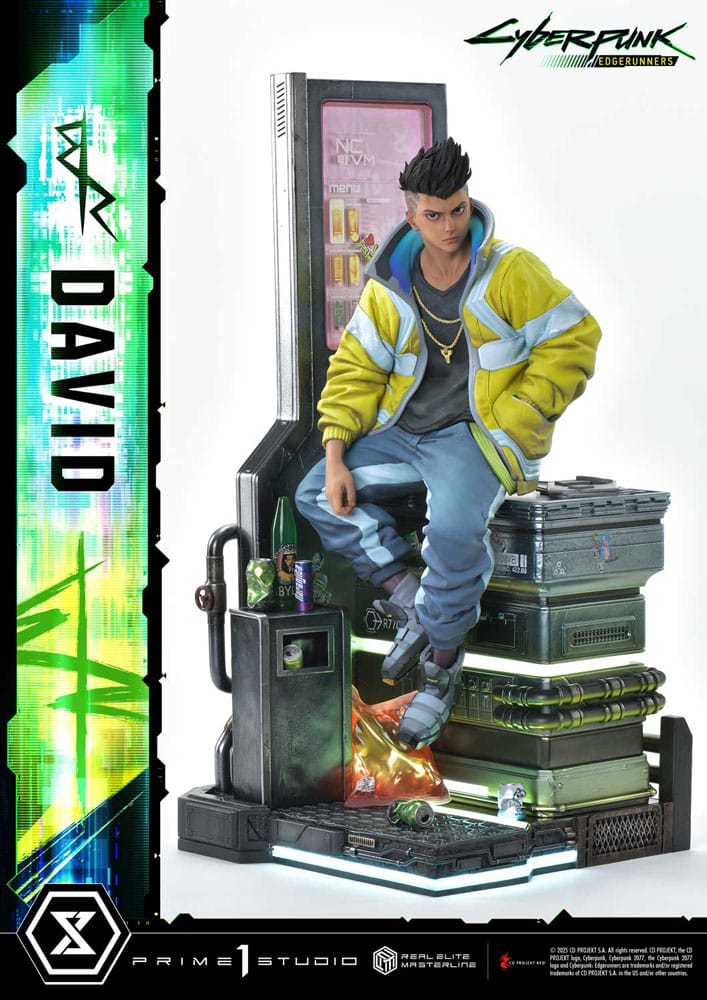 PRE ORDINE - Cyberpunk: Edgerunners Real Elite Masterline Series Statue 1/4 David 58 cm