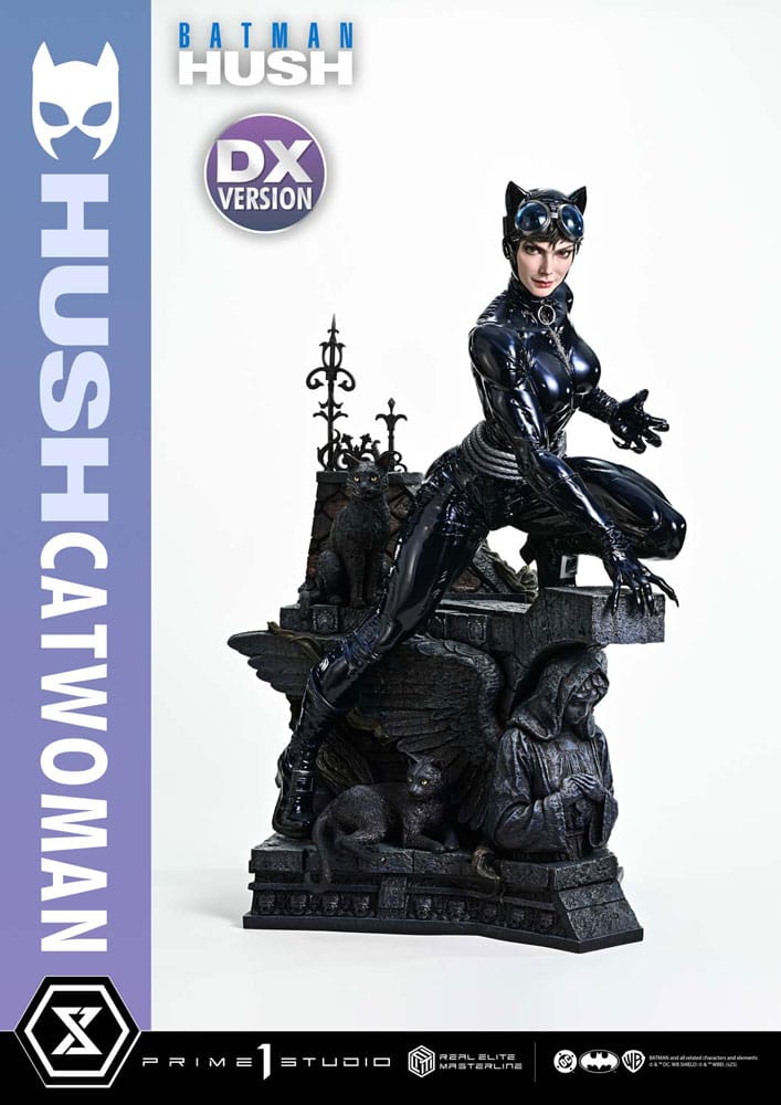 PRE ORDINE - Batman: Hush (Comics) Real Elite Masterline Series Statue 1/3 Catwoman Deluxe Bonus Version 65 cm