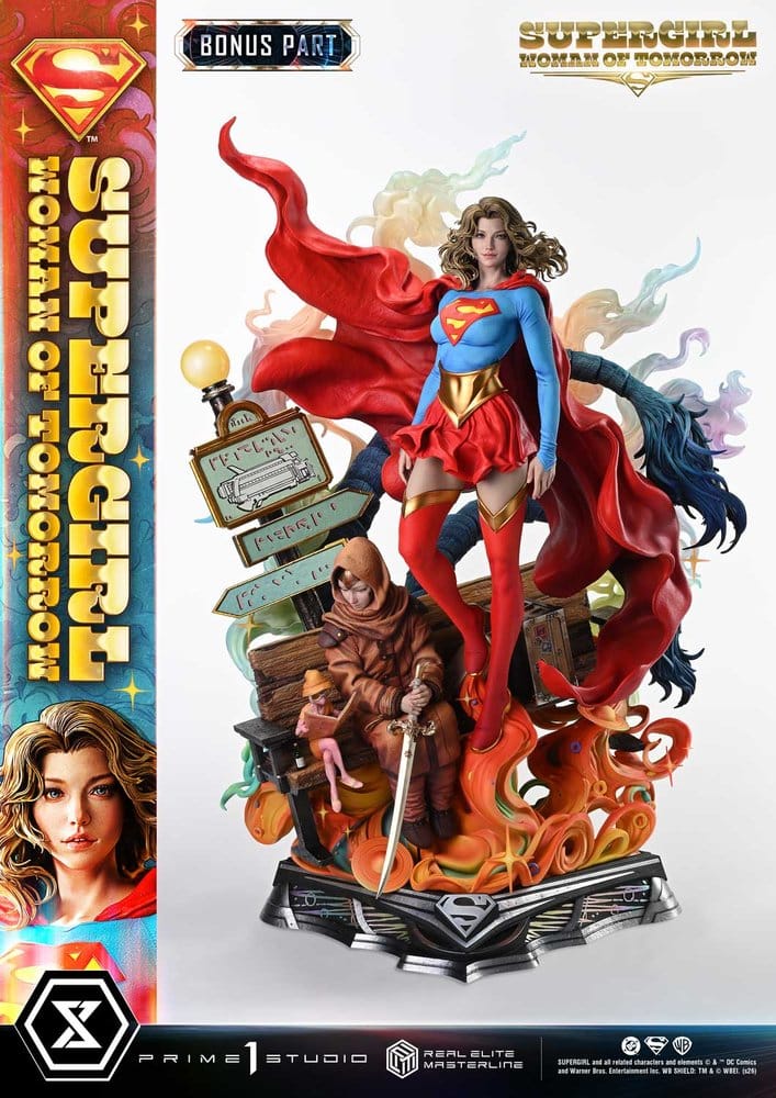 PRE ORDINE - DC Comics Real Elite Masterline Series Statue 1/4 Supergirl Woman of Tomorrow Bonus Version 63 cm