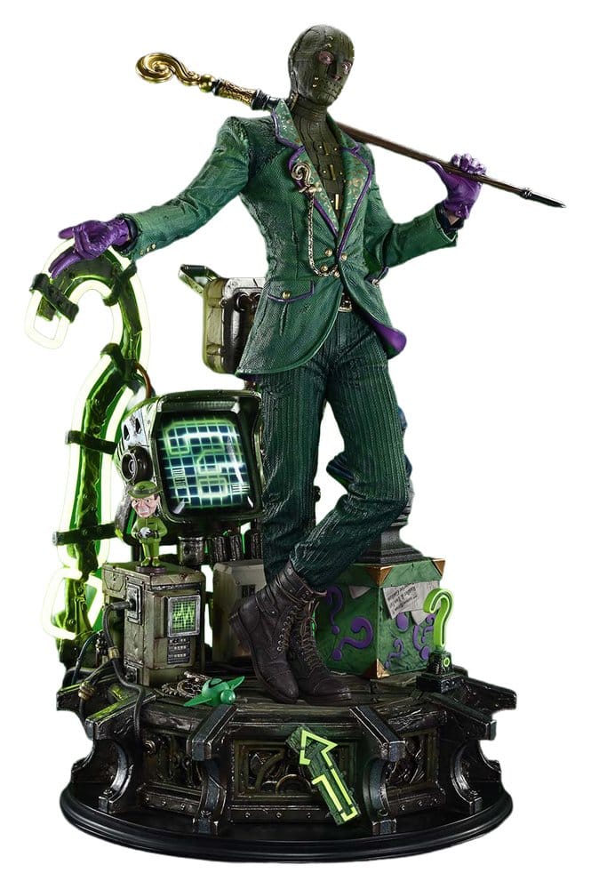 PRE ORDINE - DC Comics Real Elite Masterline Series Statue 1/3 The Riddler All In One (Design by Carlos D'Anda) DX Bonus Version 74 cm