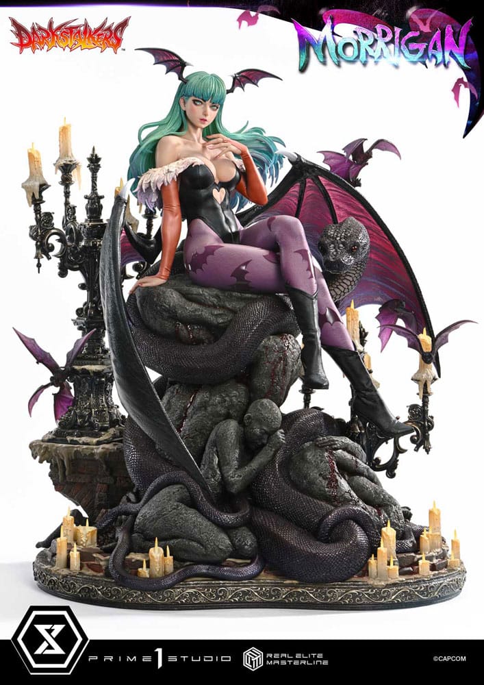 PRE ORDINE - Darkstalkers Real Elite Masterline Series Statue 1/4 Morrigan 55 cm