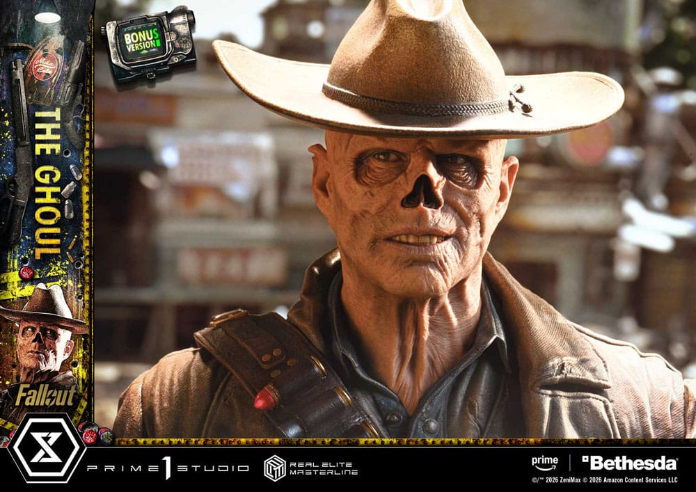 PRE ORDINE - Fallout (TV Series) Real Elite Masterline Series Statue 1/4 The Ghoul DX Bonus Version 64 cm
