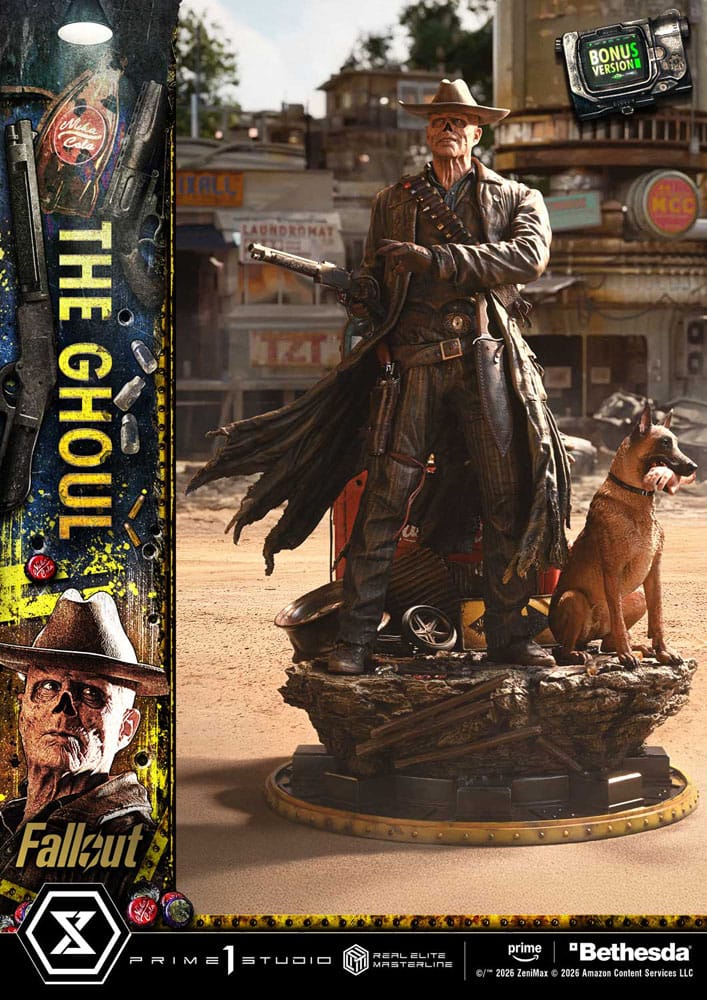 PRE ORDINE - Fallout (TV Series) Real Elite Masterline Series Statue 1/4 The Ghoul DX Bonus Version 64 cm