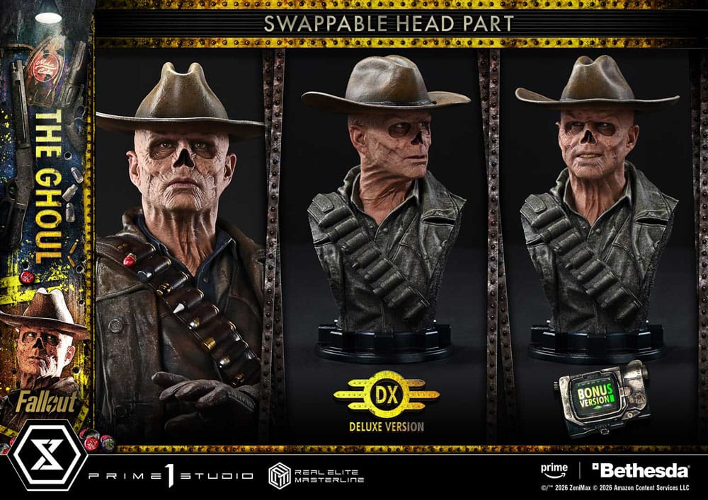 PRE ORDINE - Fallout (TV Series) Real Elite Masterline Series Statue 1/4 The Ghoul DX Bonus Version 64 cm