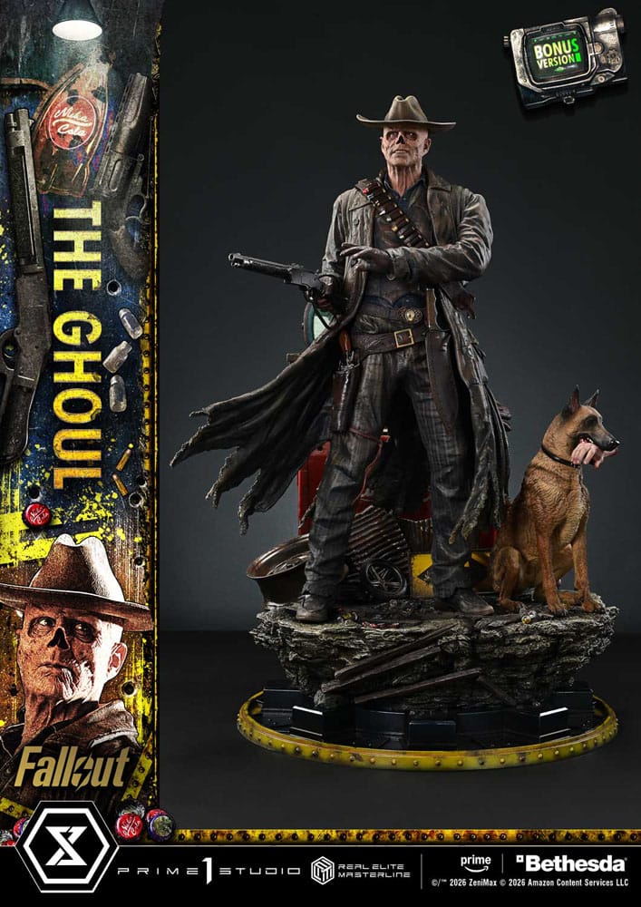 PRE ORDINE - Fallout (TV Series) Real Elite Masterline Series Statue 1/4 The Ghoul DX Bonus Version 64 cm