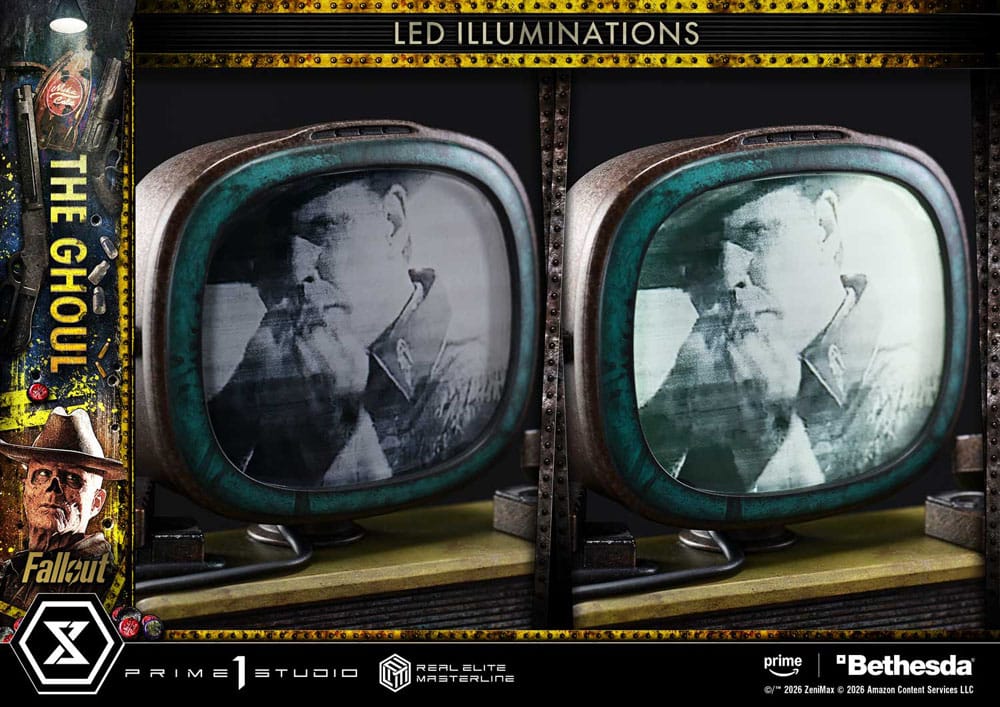 PRE ORDINE - Fallout (TV Series) Real Elite Masterline Series Statue 1/4 The Ghoul DX Bonus Version 64 cm