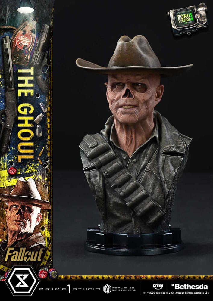PRE ORDINE - Fallout (TV Series) Real Elite Masterline Series Statue 1/4 The Ghoul DX Bonus Version 64 cm