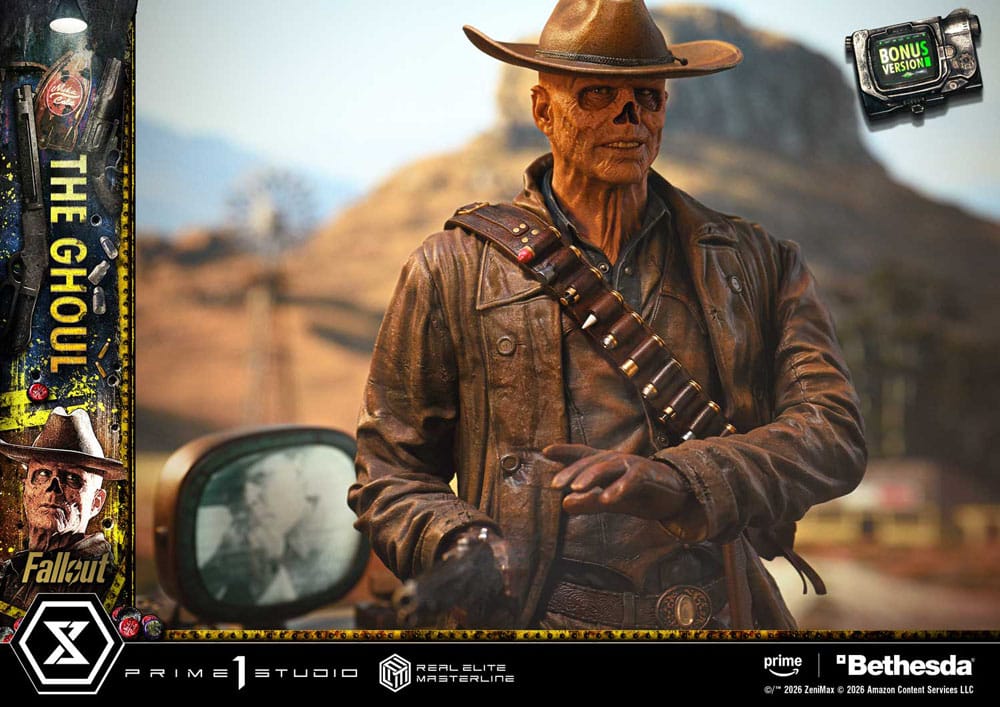 PRE ORDINE - Fallout (TV Series) Real Elite Masterline Series Statue 1/4 The Ghoul DX Bonus Version 64 cm