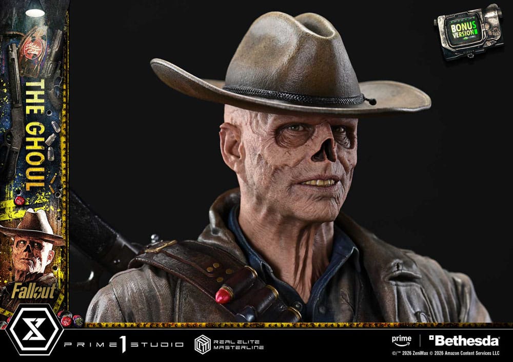 PRE ORDINE - Fallout (TV Series) Real Elite Masterline Series Statue 1/4 The Ghoul DX Bonus Version 64 cm