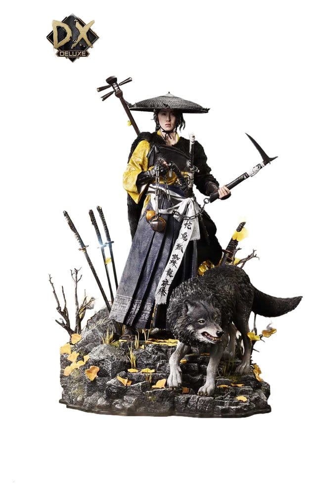 PRE ORDINE - Ghost of Yotei Real Elite Masterline Statue 1/4 Atsu Deluxe Version 59 cm