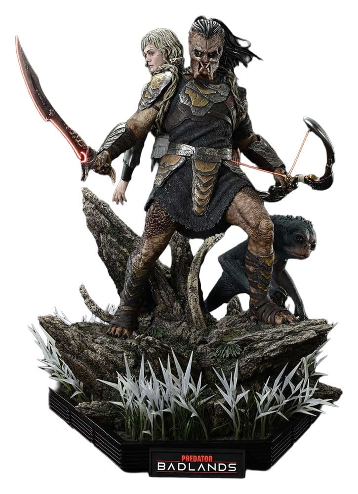 PRE ORDINE - Predator Real Elite Masterline Statue 1/3 Badlands Dek & Thia DX Bonus Version 87 cm