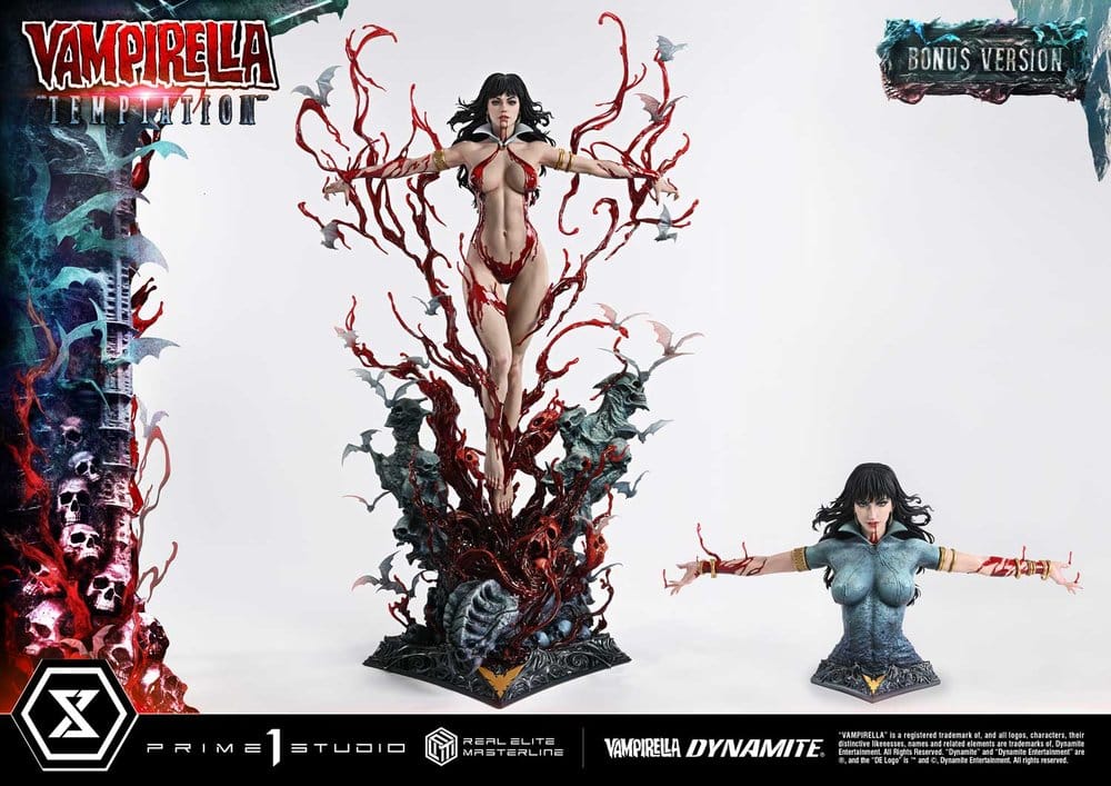 PRE ORDINE - Vampirella Real Elite Masterline Series Statue 1/3 Temptation Bonus Version 100 cm