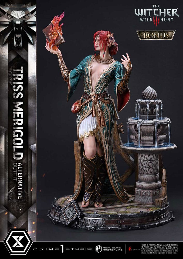 PRE ORDINE - The Witcher 3: Wild Hunt Real Elite Masterline Series Statue 1/4 Triss Merigold Bonus Version 52 cm