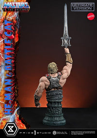 PRE ORDINE - Masters of the Universe Real Elite Masterline Series Statue 1/4 He-Man & Battle Cat Ultimate Bonus Version 86 cm