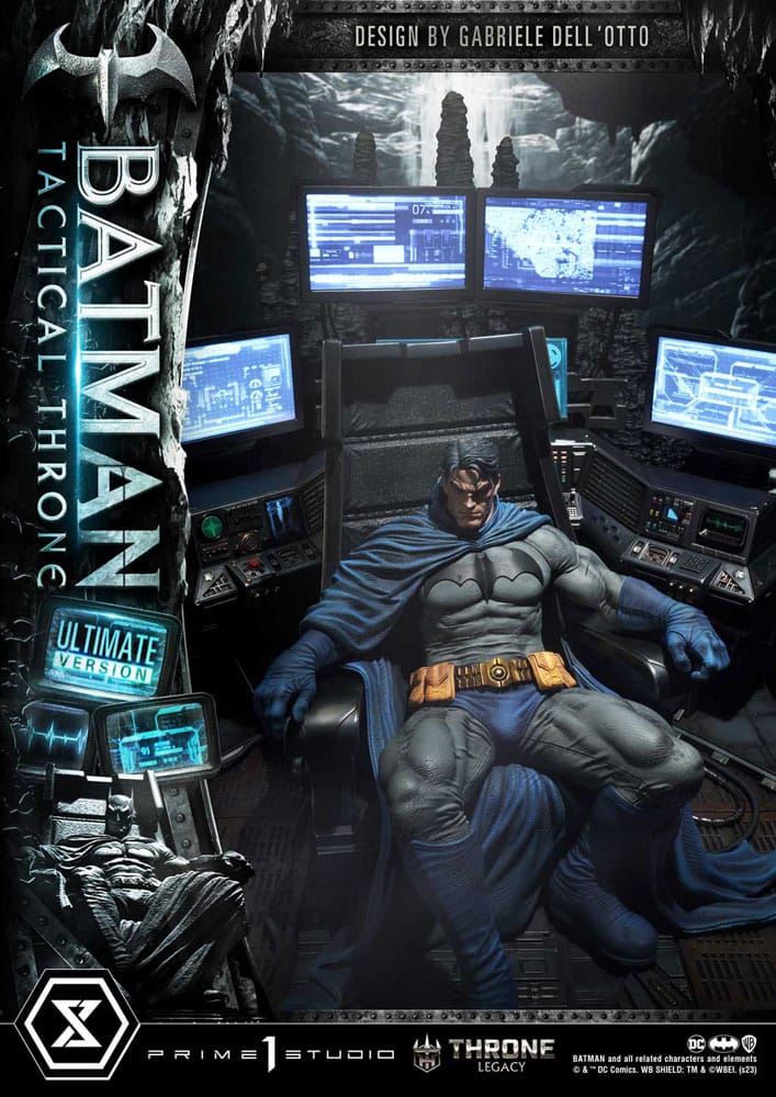 PRE ORDINE - DC Comics Throne Legacy Collection Statue 1/3 Batman Tactical Throne Ultimate Version 57 cm