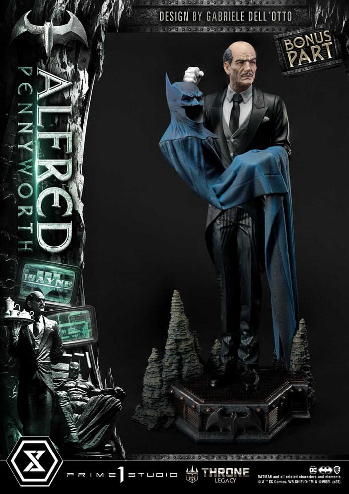 PRE ORDINE - DC Comics Throne Legacy Series Statue Alfred Pennyworth (Batman Comics) Bonus Version 57 cm