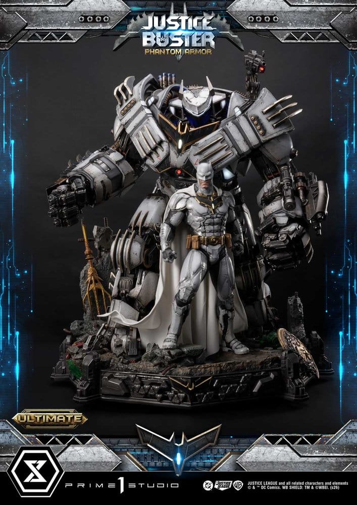 DC Comics Ultimate Museum Masterline Statue Justice Buster: Phantom Armor (Design By Josh Nizzi) Ultimate Version 88 cm
