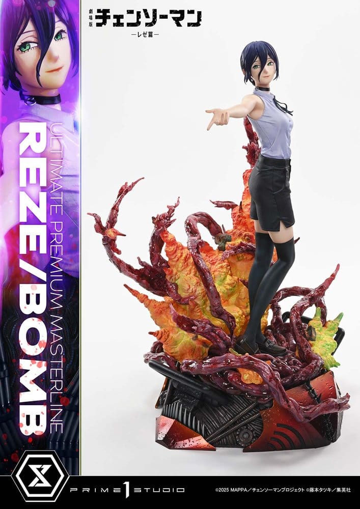 PRE ORDINE - Chainsaw Man Ultimate Premium Masterline Series Statue 1/4 The Movie: Reze Arc REZE/BOMB 56 cm