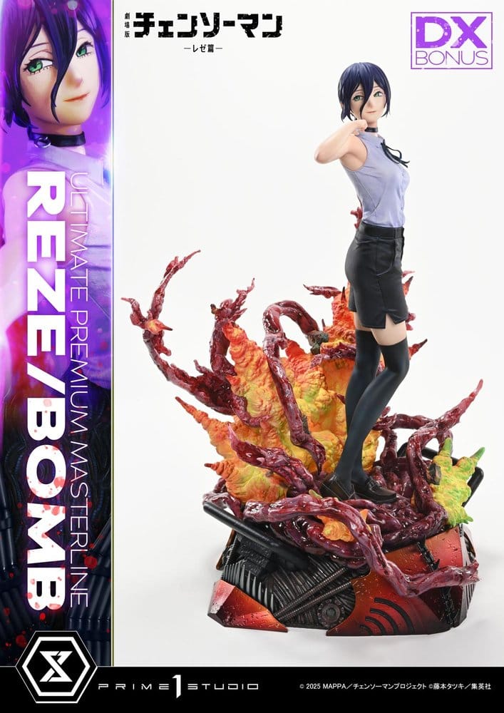 PRE ORDINE - Chainsaw Man Ultimate Premium Masterline Series Statue 1/4 The Movie: Reze Arc REZE/BOMB DX Bonus Version 56 cm