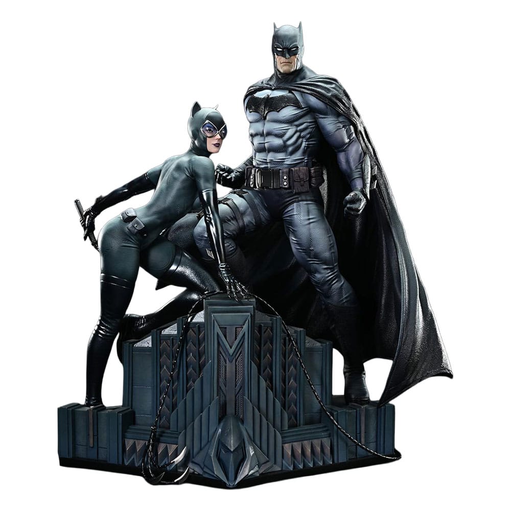 PRE ORDINE - DC Comics Ultimate Premium Masterline Series Statue 1/4 Batman & Catwoman (Concept Design by Clay Mann) Bonus Version 56 cm