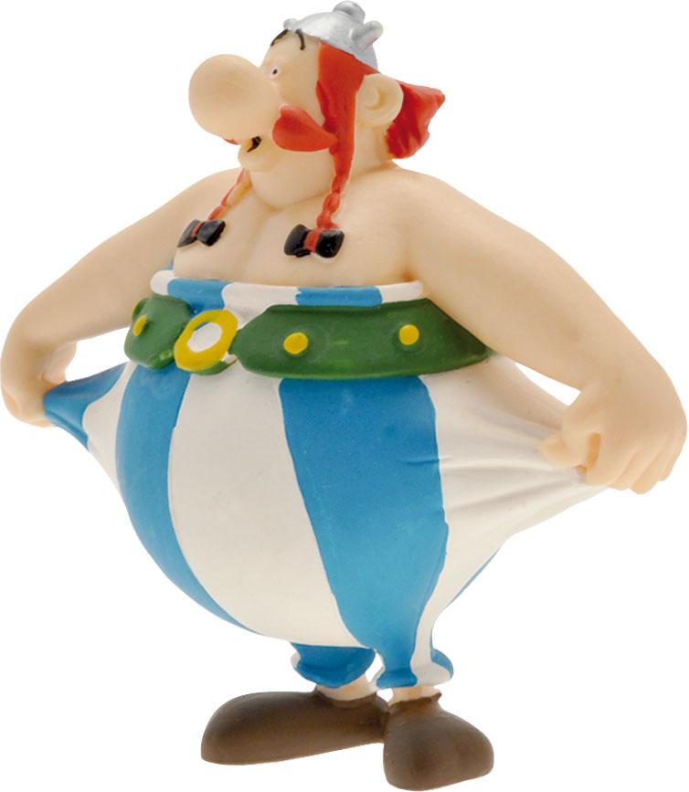 PRE ORDINE - Asterix Figure Obelix holding his pants 8 cm
