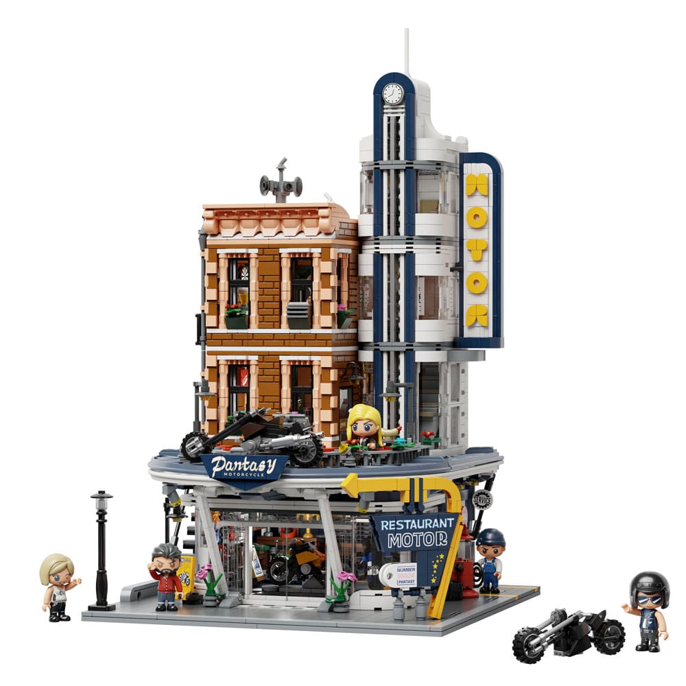 PRE ORDINE - Pantasy Original Construction Set Motorcycle Restaurant