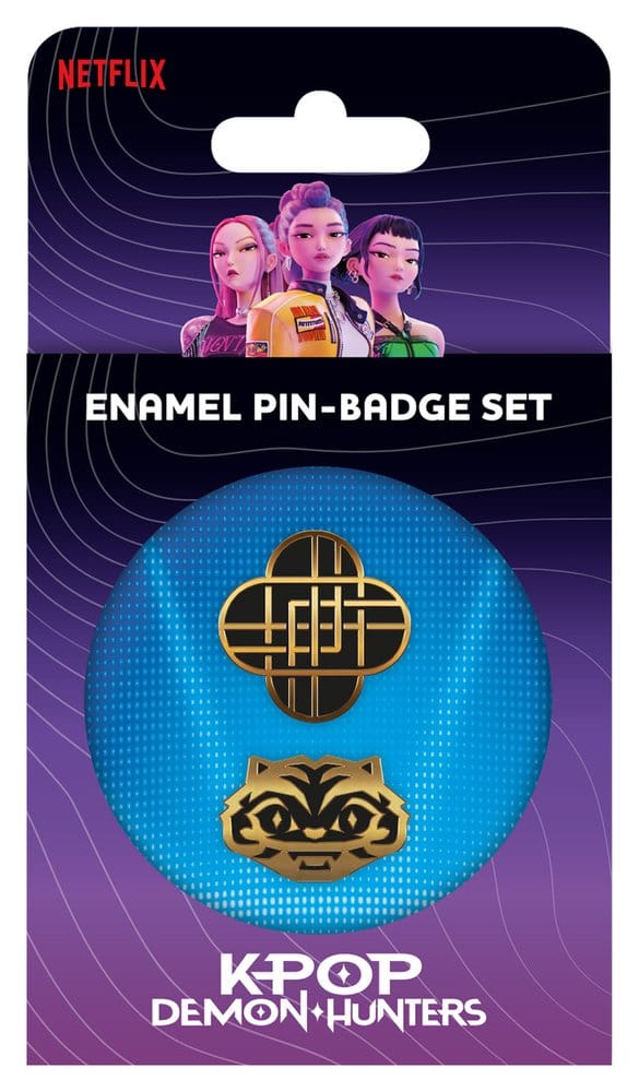 PRE ORDINE - KPop Demon Hunters Pin-Badge Set Golden