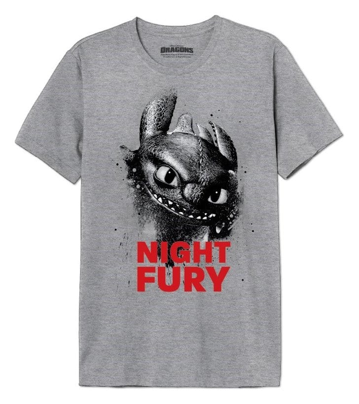 PRE ORDINE - How to Train Your Dragon T-Shirt Night Fury Size XL