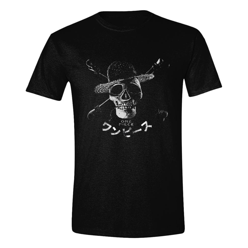 PRE ORDINE - One Piece Live Action T-Shirt Greyscale Skull Size S