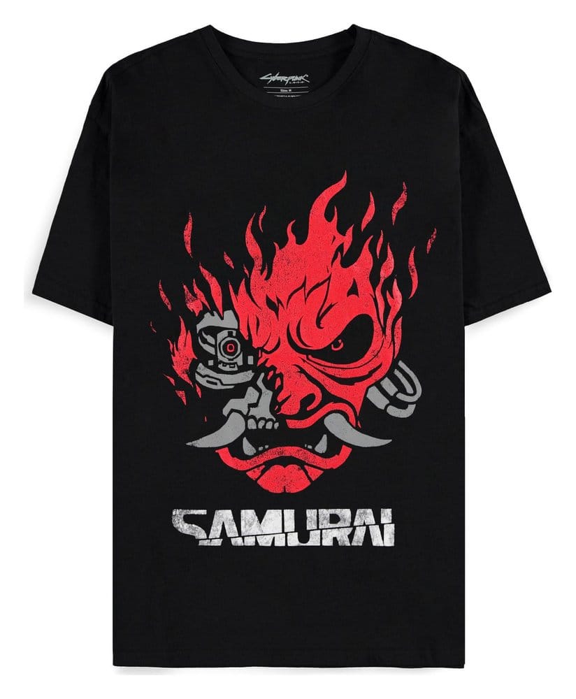 Cyberpunk 2077 T-Shirt Samurai Bandmerch  Size S