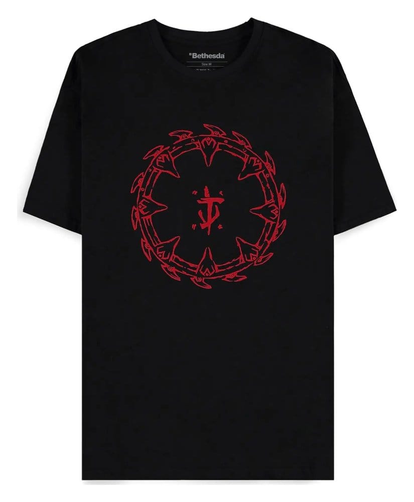 DOOM T-Shirt The Dark Ages Red Shield Size M