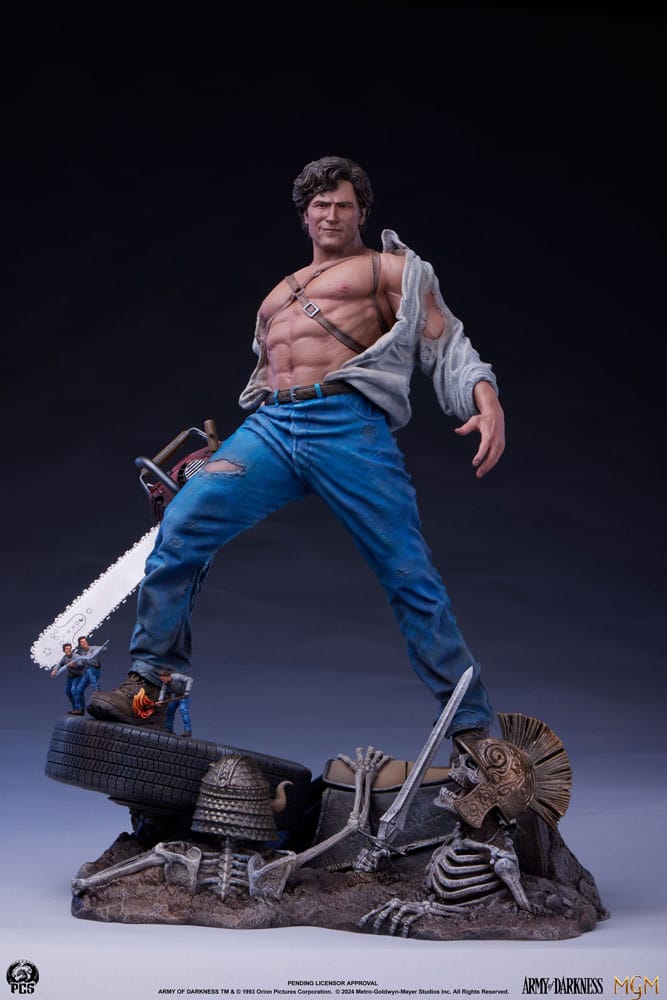 PRE ORDINE - Army of Darkness Premier Series Statue 1/4 Ash 53 cm