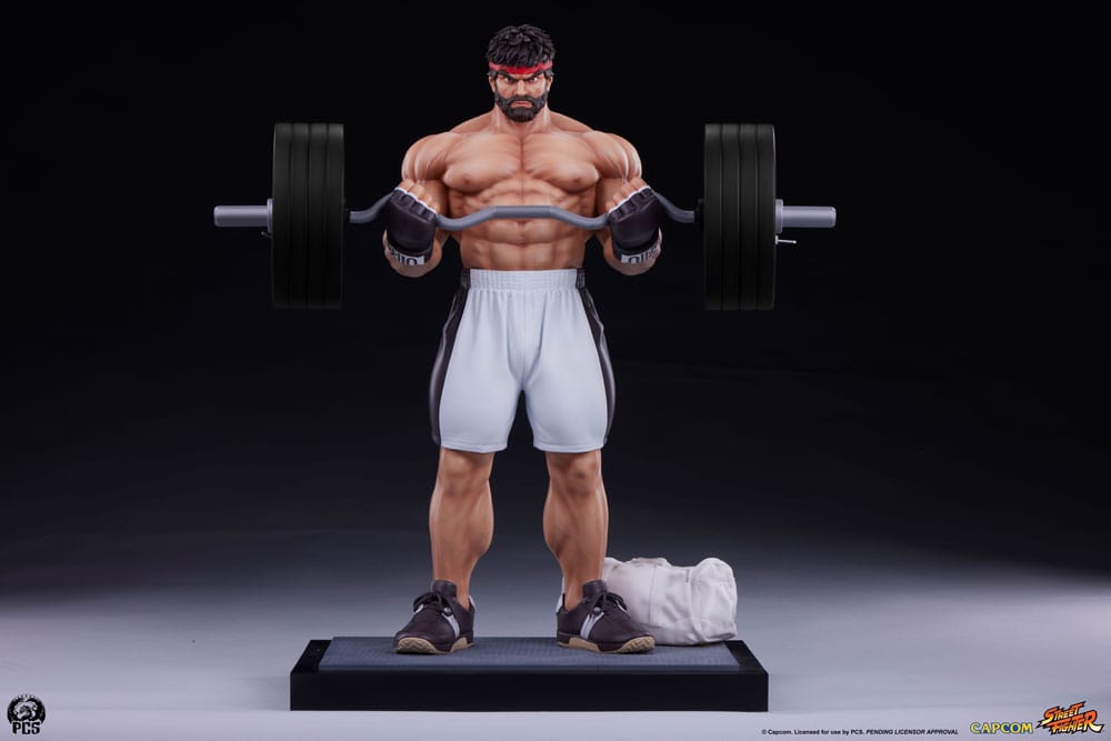 PRE ORDINE - Street Fighter Premier Series Statue 1/4 Ryu Battle Edition: Powerlifting 53 cm