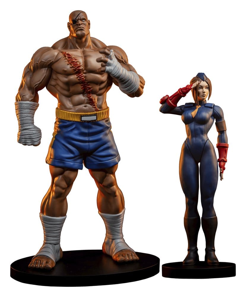 PRE ORDINE - Street Fighter Street Jam Statuen 1/10 Sagat & Juli 24 cm