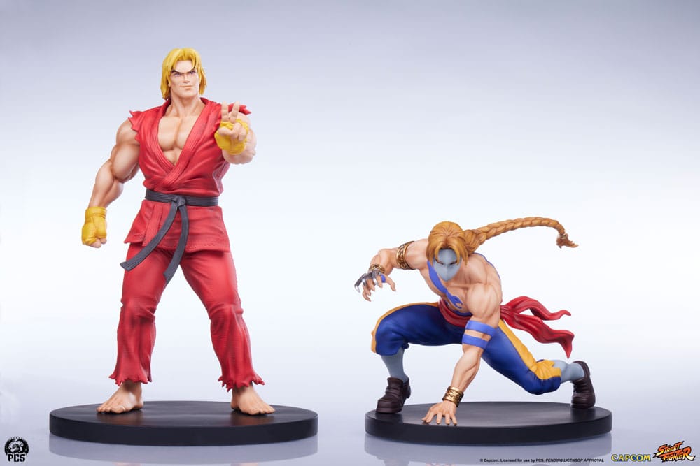 PRE ORDINE - Street Fighter Street Jam Statuen 1/10 Ken & Vega Set