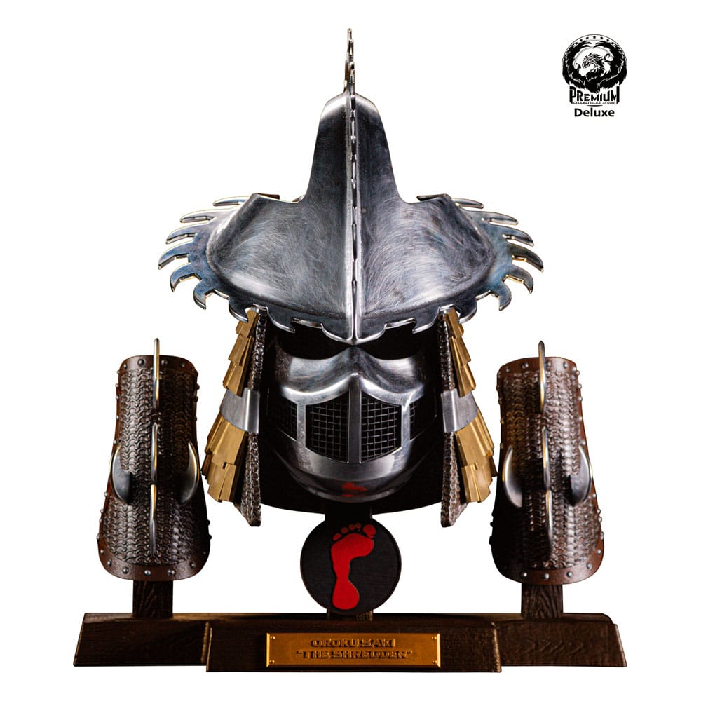 PRE ORDINE - Teenage Mutant Ninja Turtles Life-Size armor set Shredder Ooze (Stainless Steel Edition) 63 cm