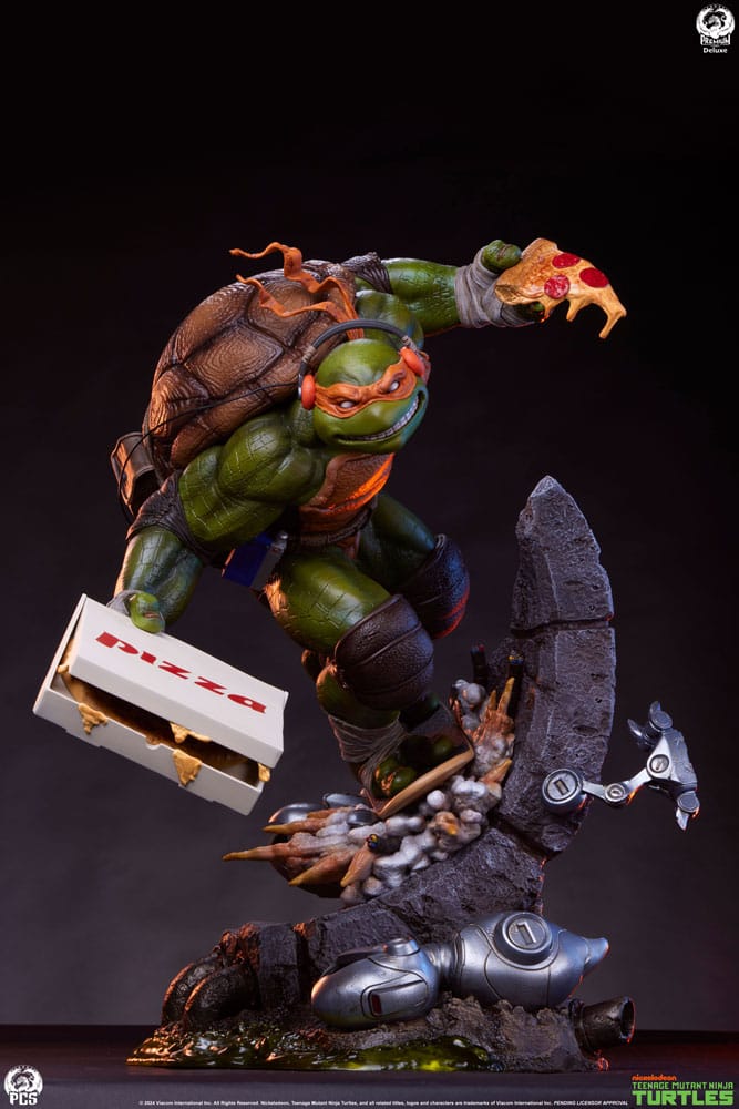 PRE ORDINE - Teenage Mutant Ninja Turtles Statue 1/3 Michelangelo Deluxe Edition 67 cm